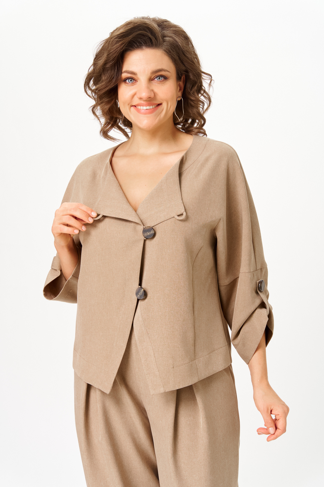 Костюм Мишель Шик 1436-1 песочный - фото 6