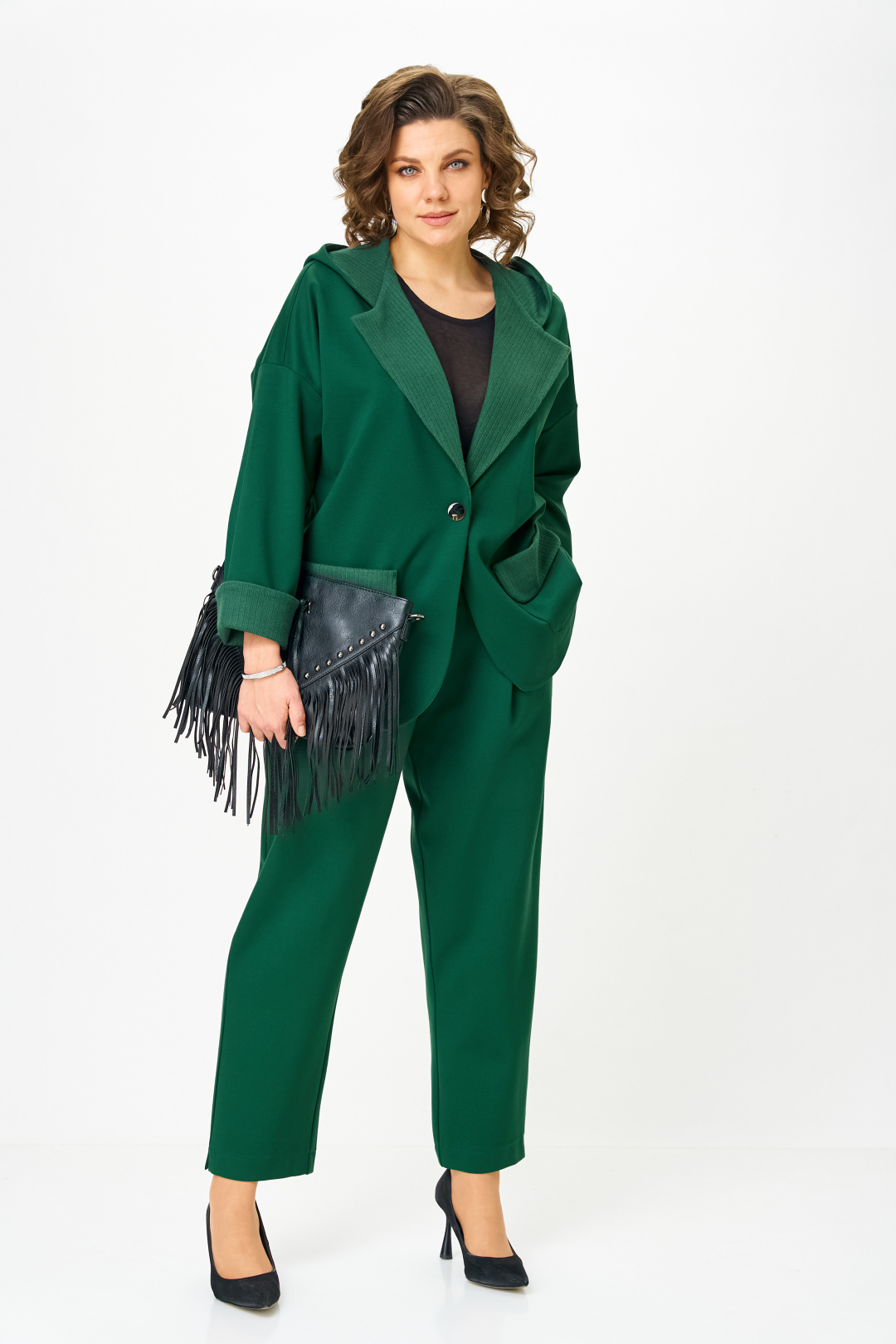 Костюм Мишель Шик 1437-1 глубокий изумруд - фото 1