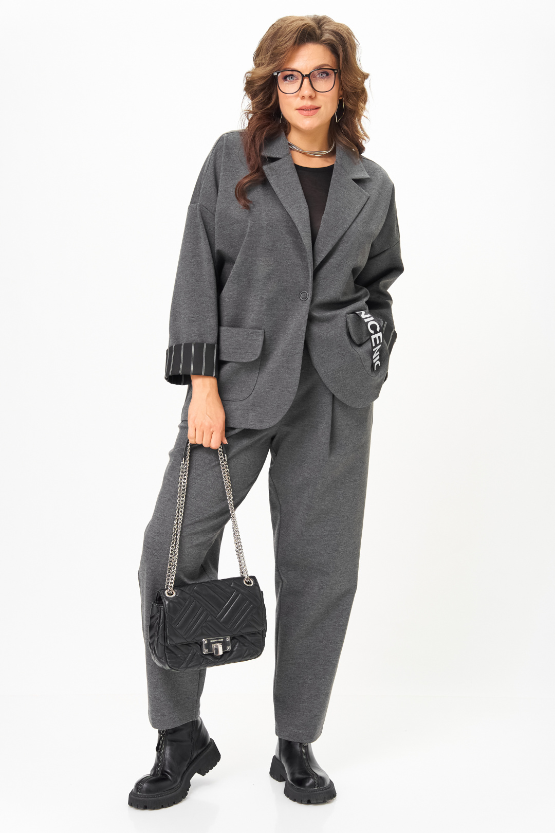 Костюм Мишель Шик 1437 грей