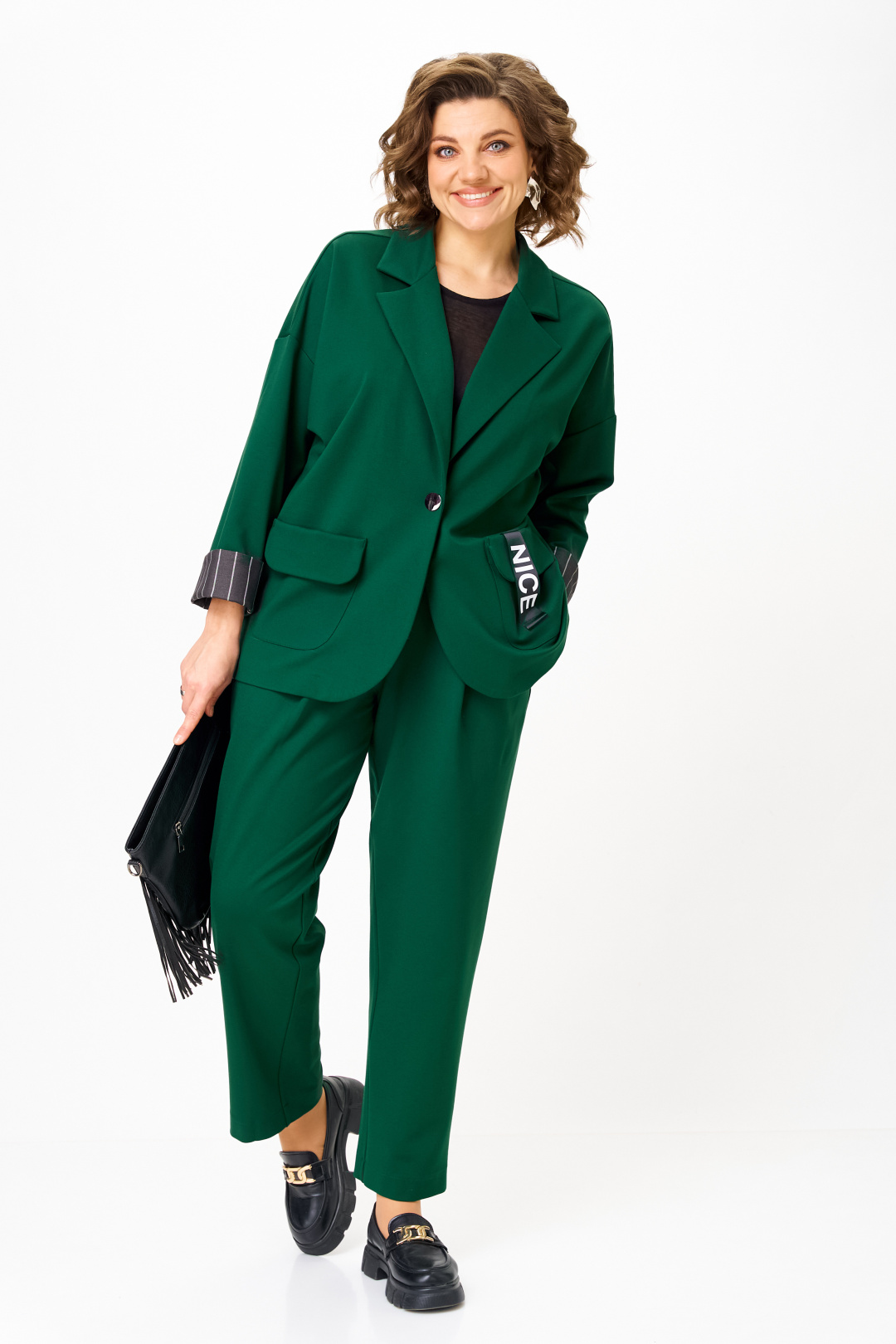 Костюм Мишель Шик 1437 изумруд - фото 2