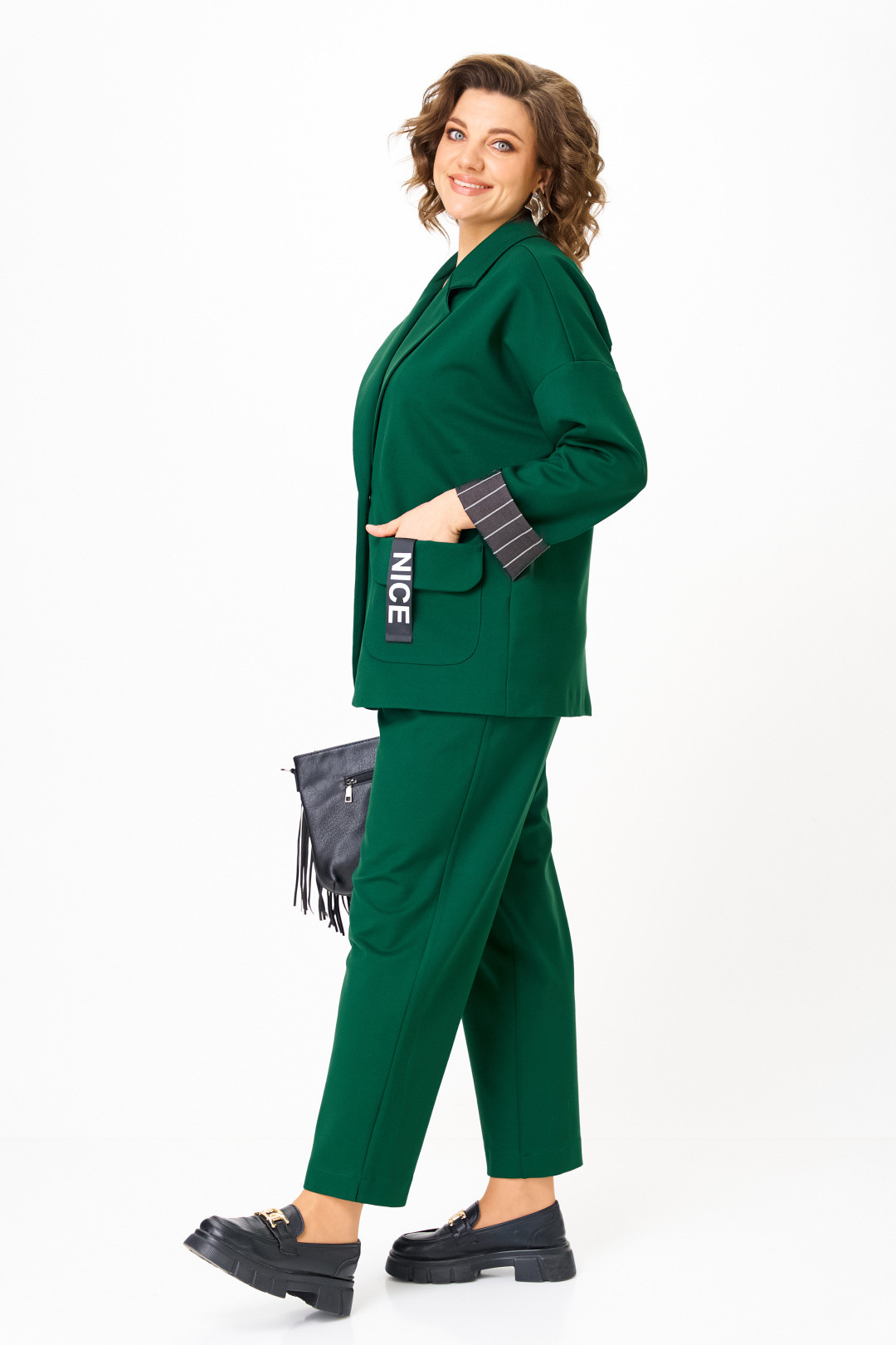 Костюм Мишель Шик 1437 изумруд - фото 3