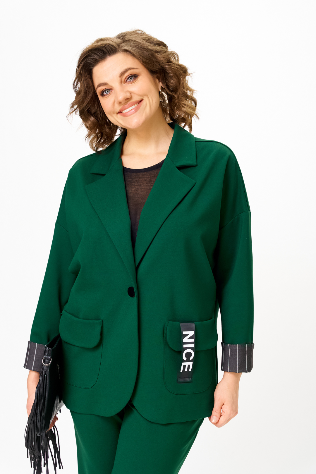 Костюм Мишель Шик 1437 изумруд - фото 5