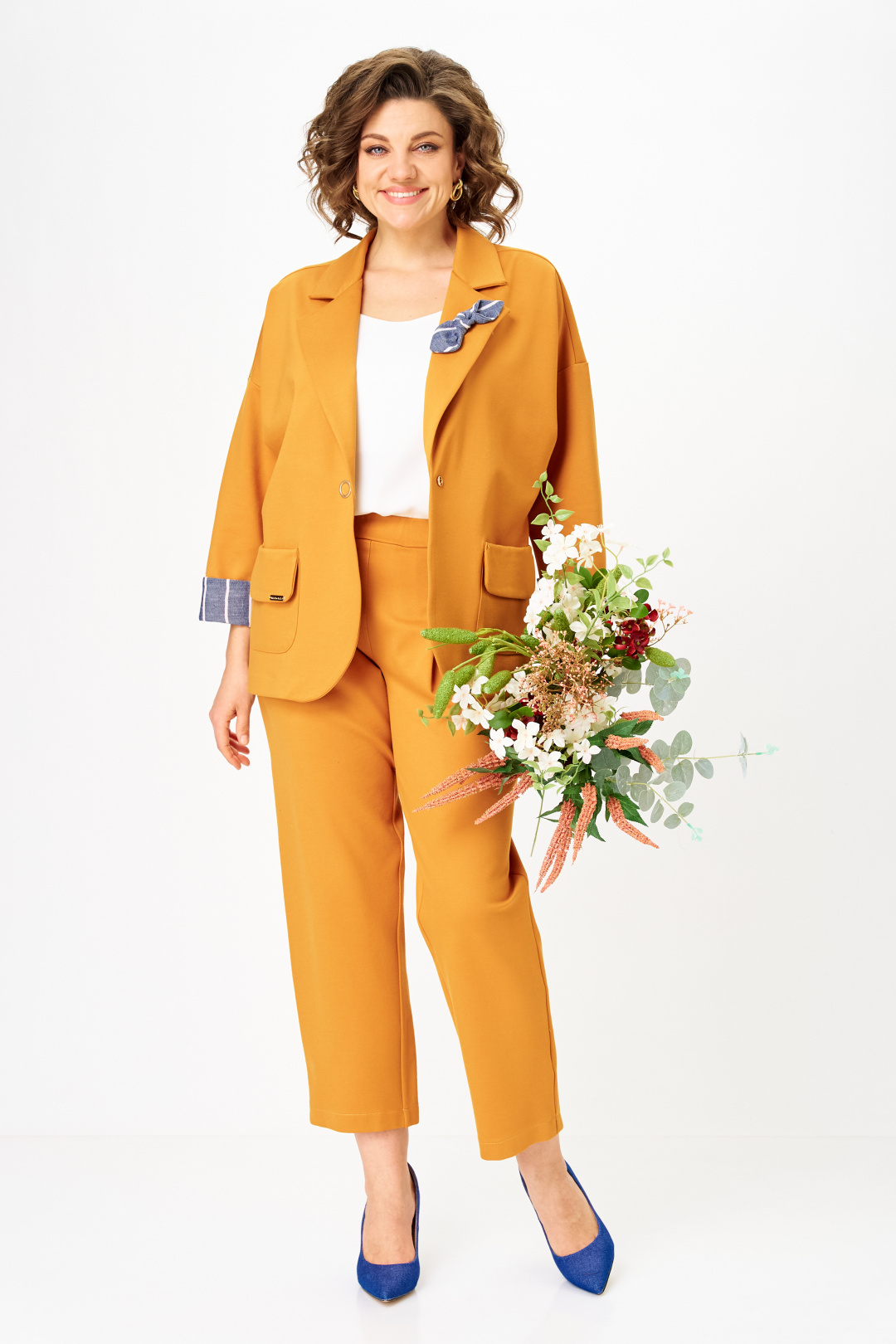 Костюм Мишель Шик 1437 манго - фото 2