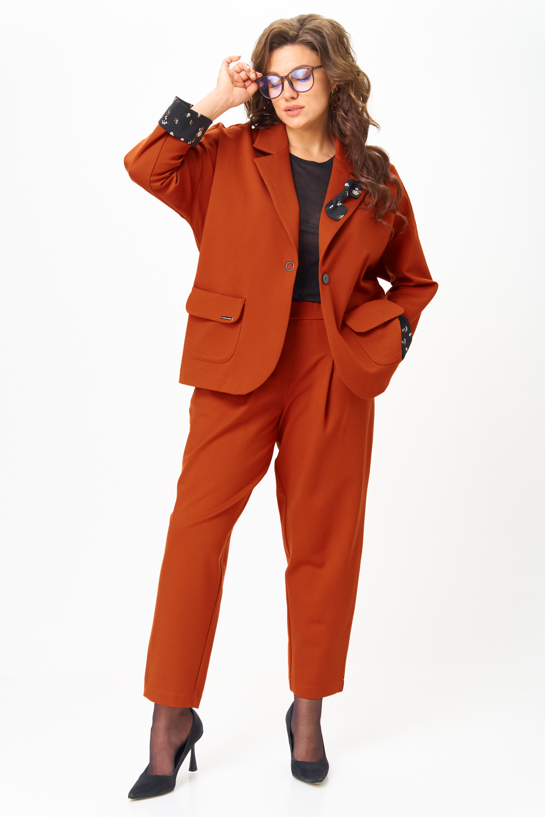 Костюм Мишель Шик 1437 терракот - фото 1