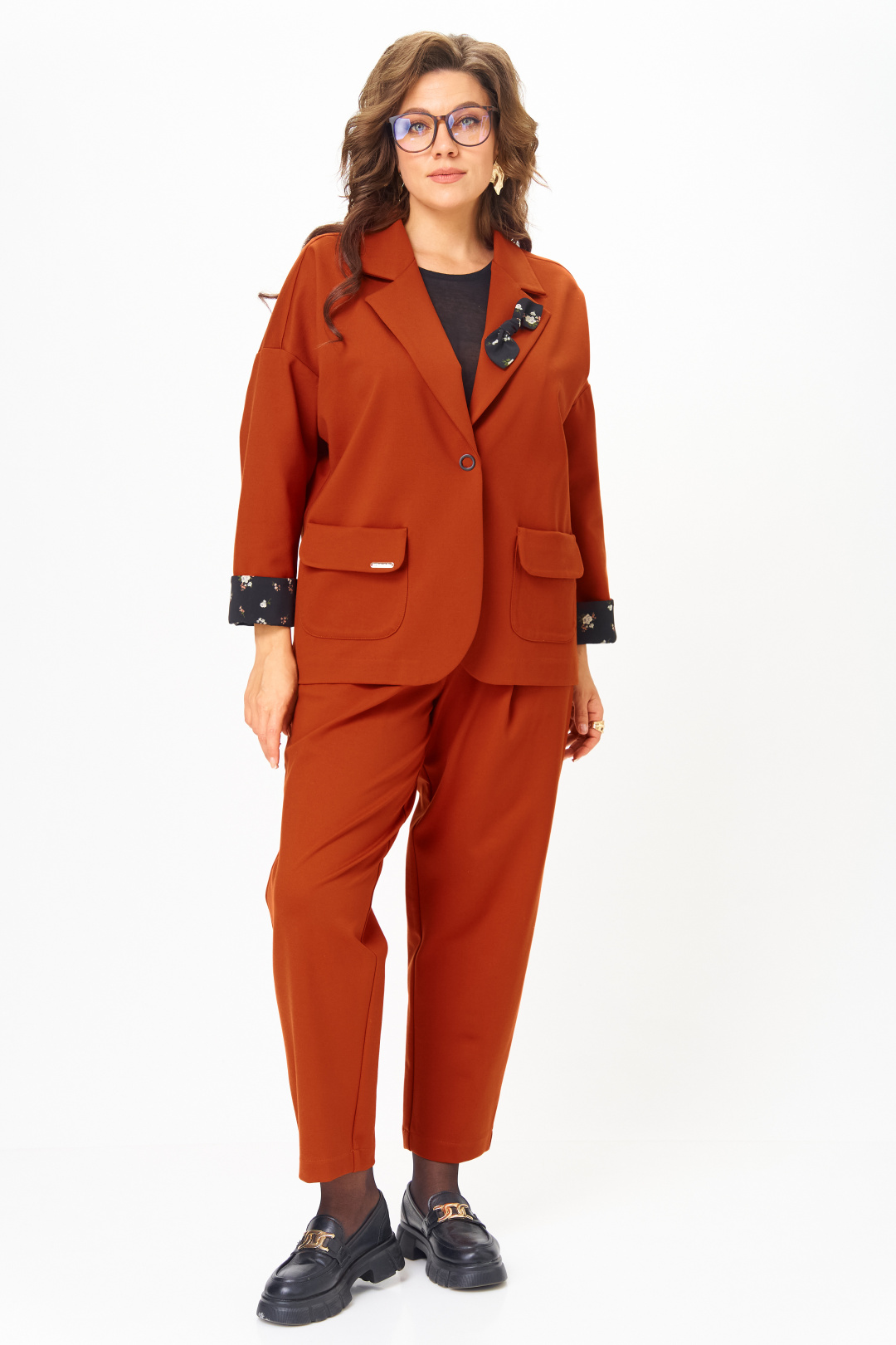 Костюм Мишель Шик 1437 терракот - фото 2