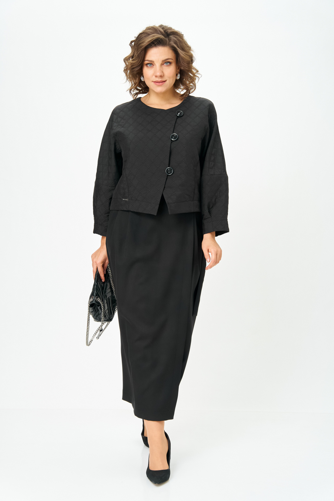 Костюм Мишель Шик 1443 черный - фото 1
