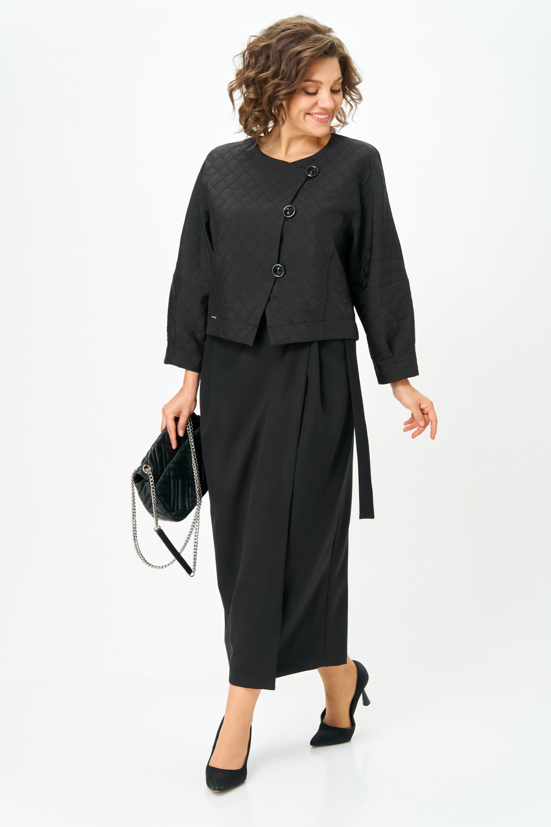 Костюм Мишель Шик 1443 черный - фото 6