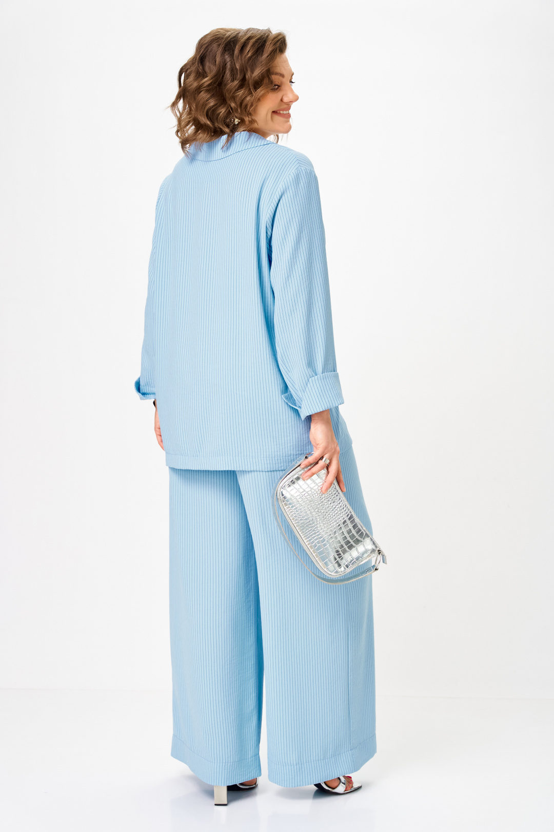 Костюм Мишель Шик 1446 небесно-голубой - фото 5