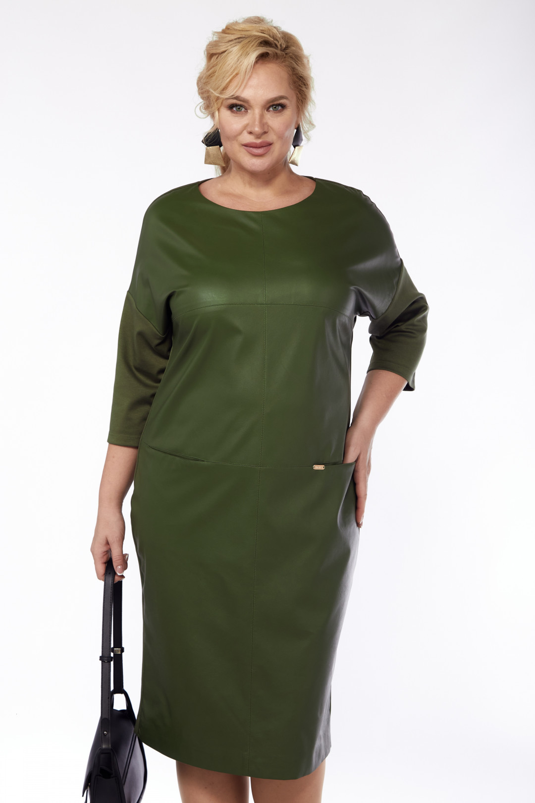 Платье Мишель Шик 2068/1 хаки - фото 6