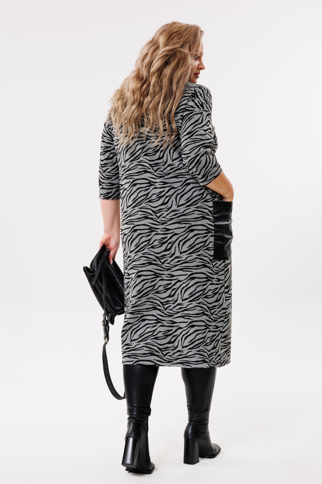 Платье Мишель Шик 2080/2 графит, черный - фото 2