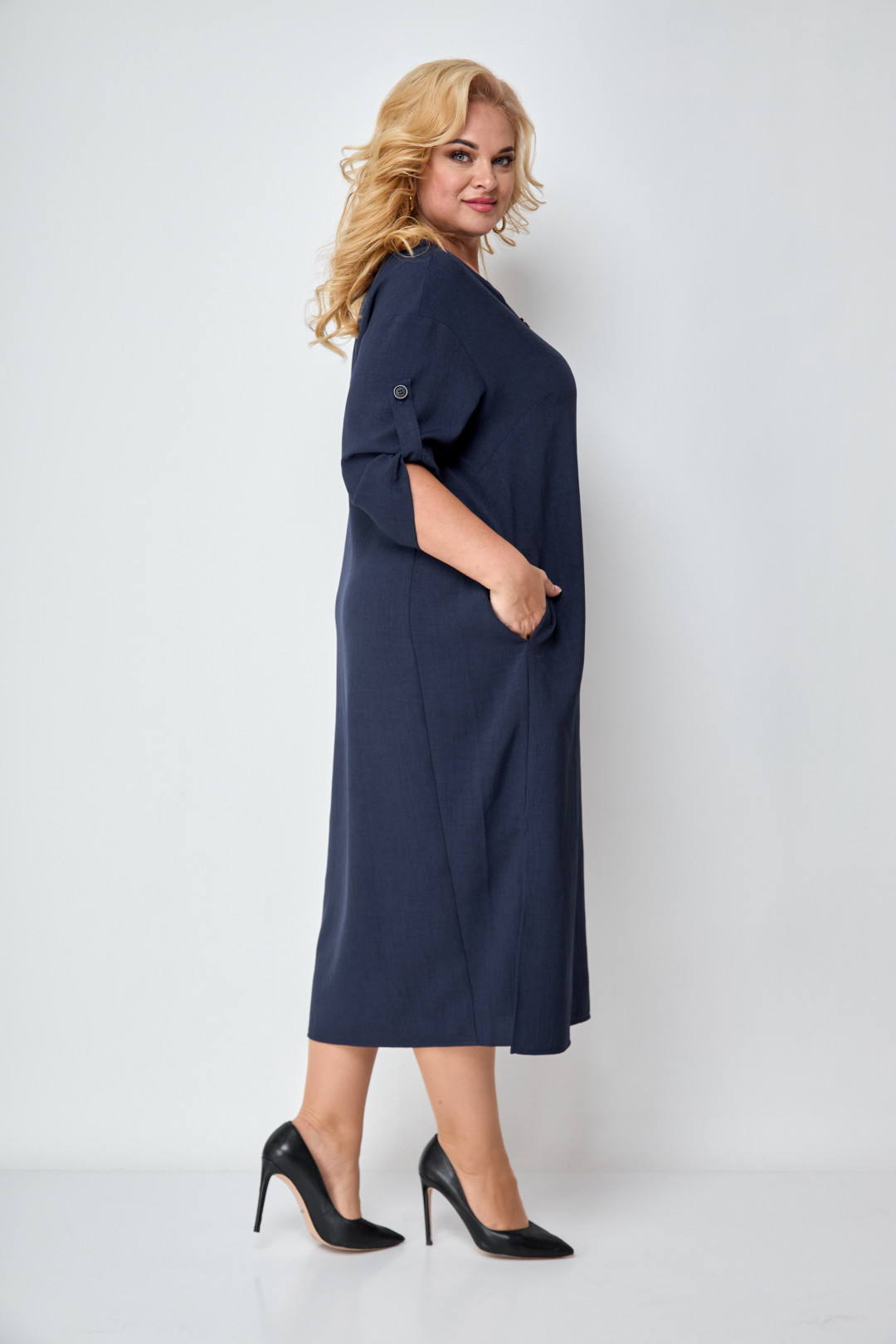 Платье Мишель Шик 2094/2 темно-синий - фото 3