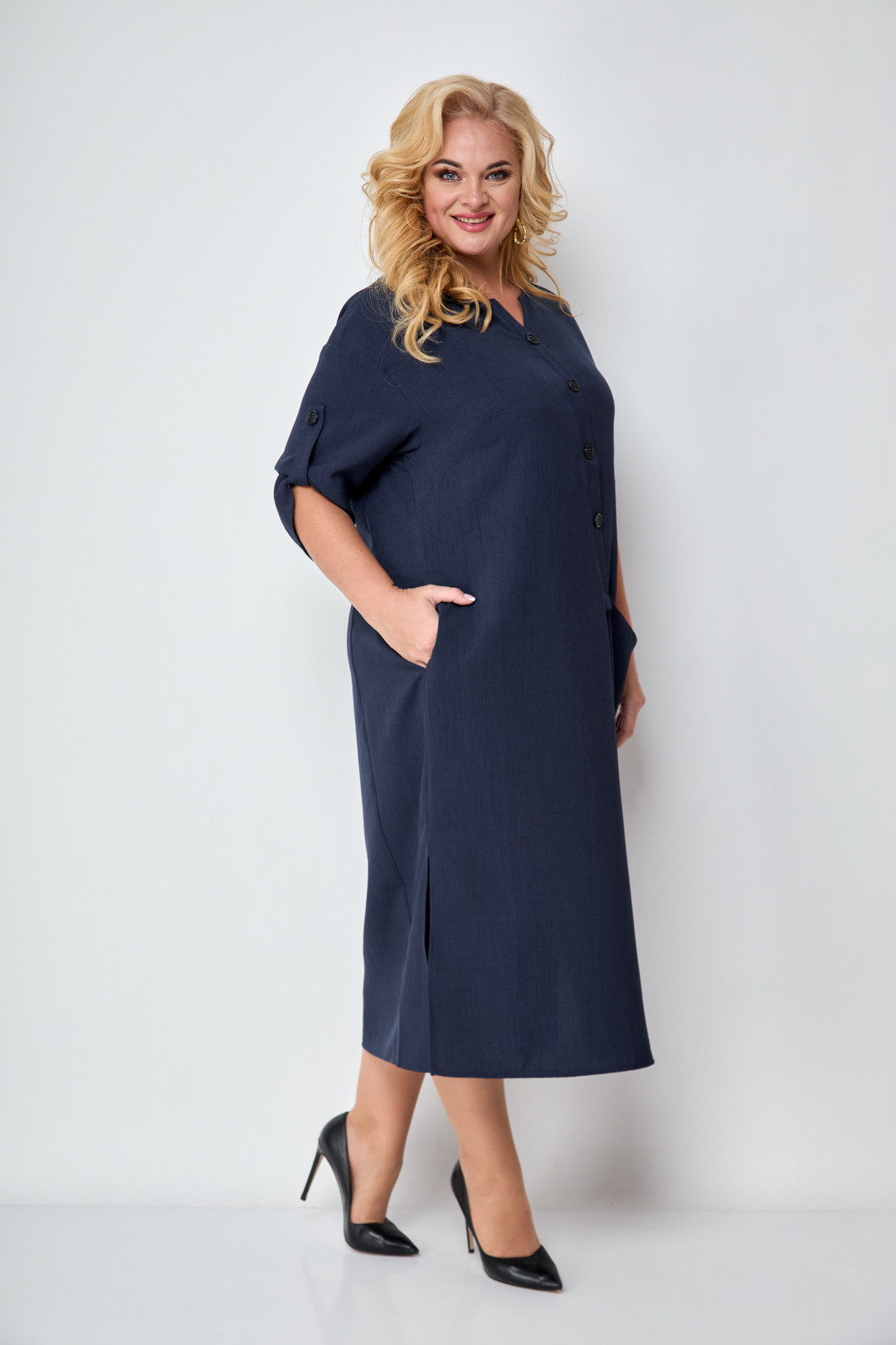 Платье Мишель Шик 2094/2 темно-синий - фото 4