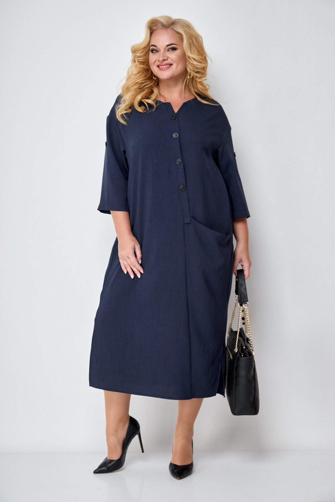 Платье Мишель Шик 2094/2 темно-синий - фото 5