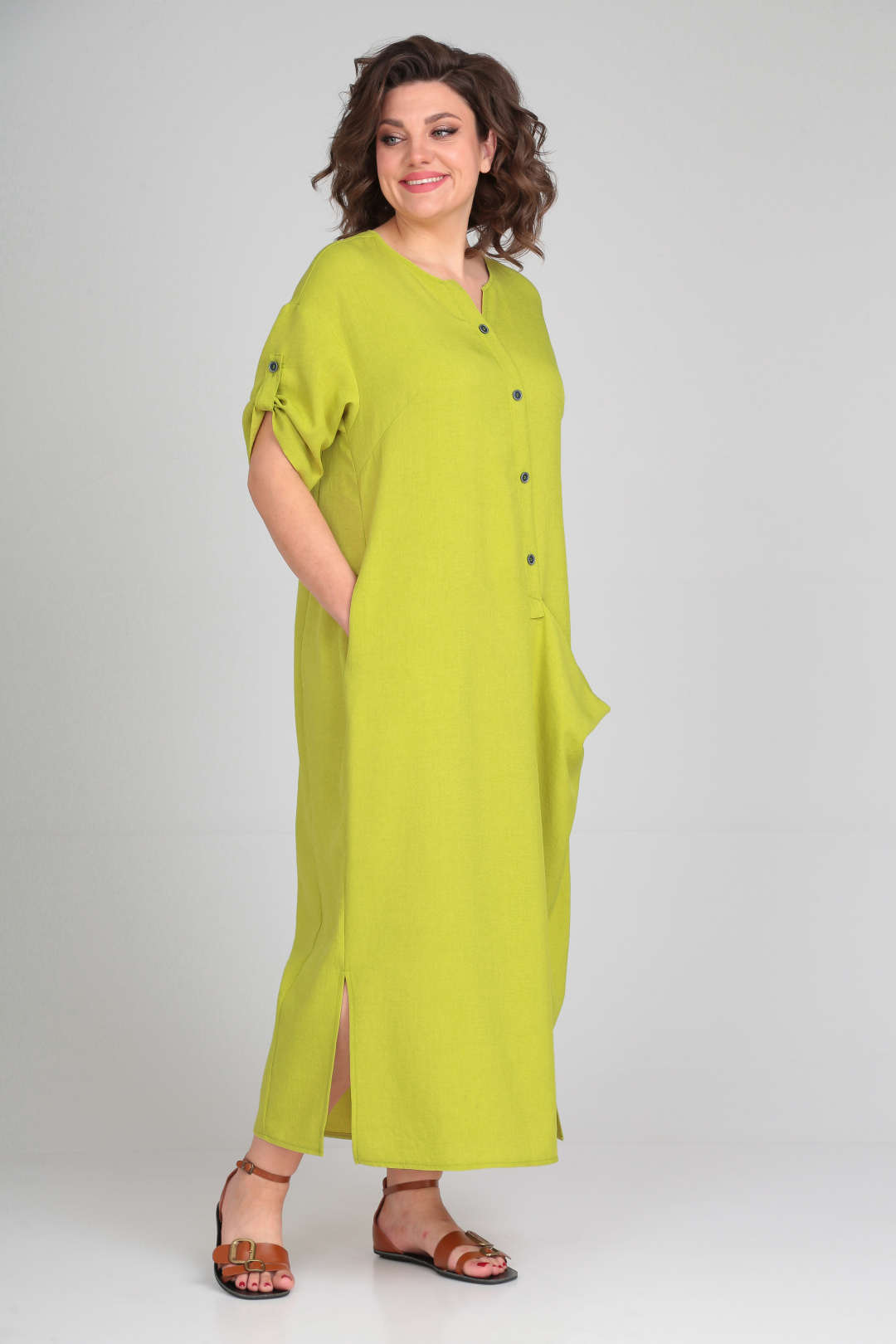 Платье Мишель Шик 2094/4 лайм - фото 2