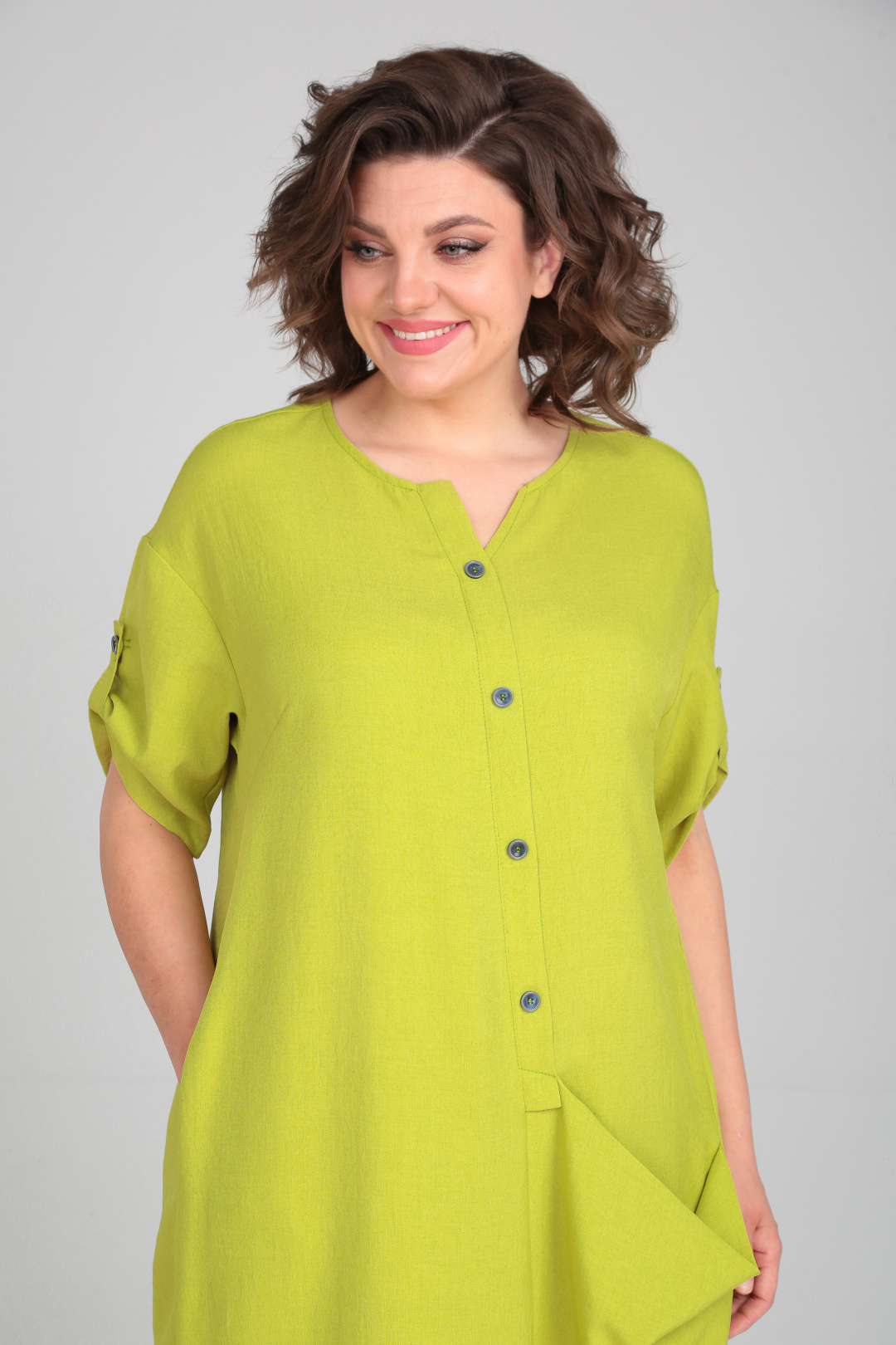 Платье Мишель Шик 2094/4 лайм - фото 5