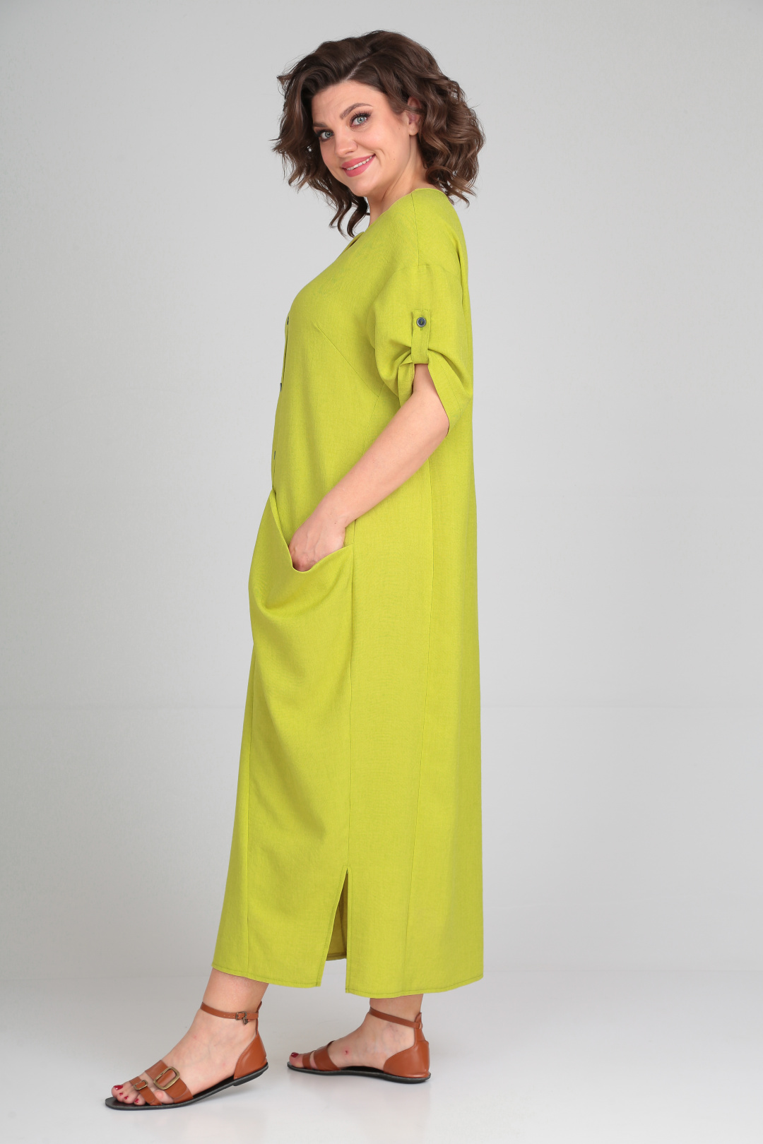 Платье Мишель Шик 2094/4 лайм - фото 6