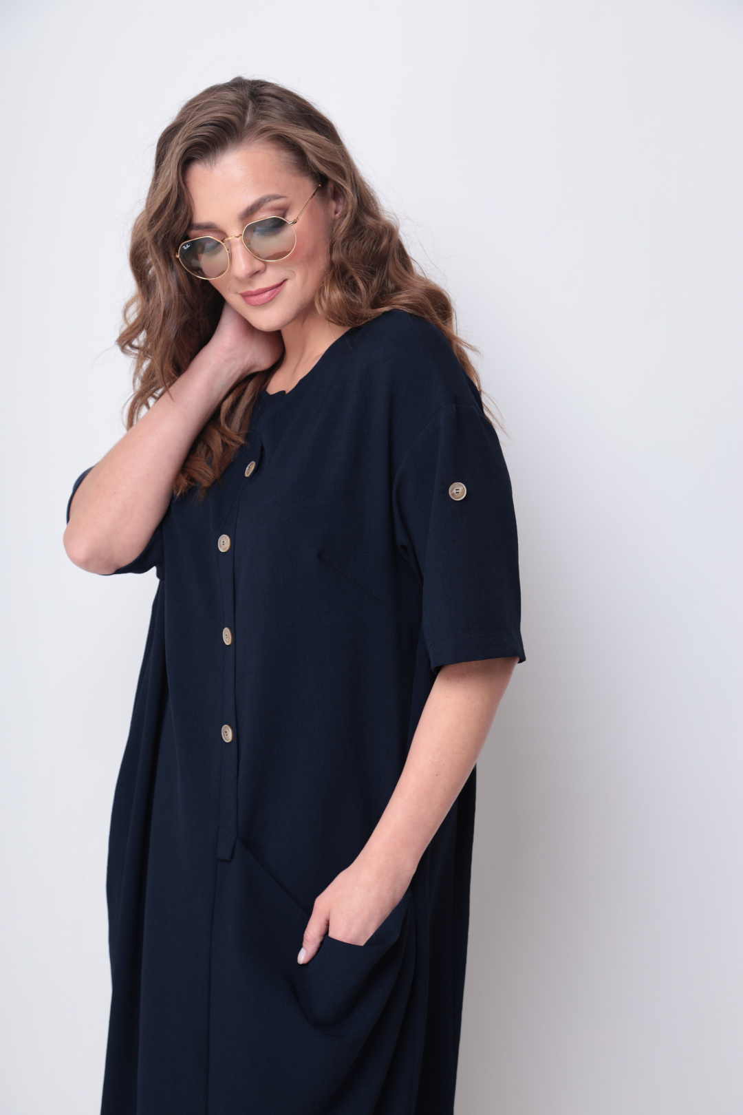 Платье Мишель Шик 2094/4 темно-синий - фото 6