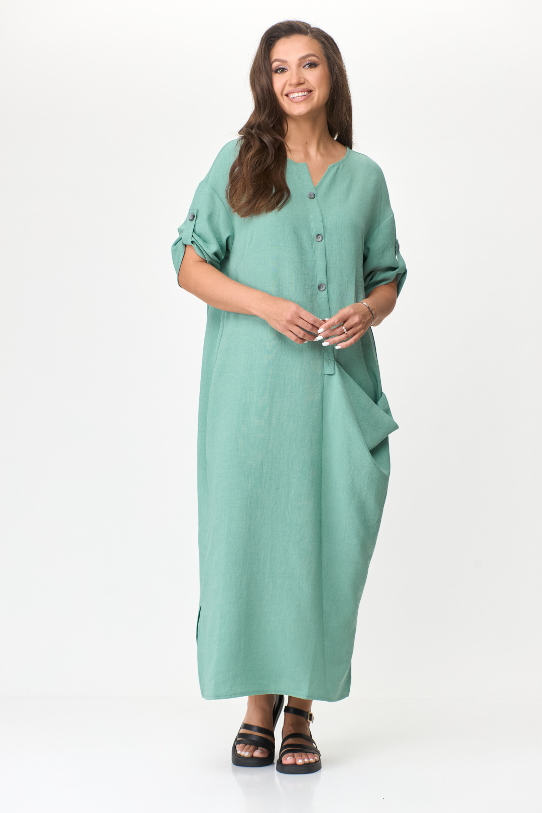 Платье Мишель Шик 2094/4 зеленая мята - фото 1