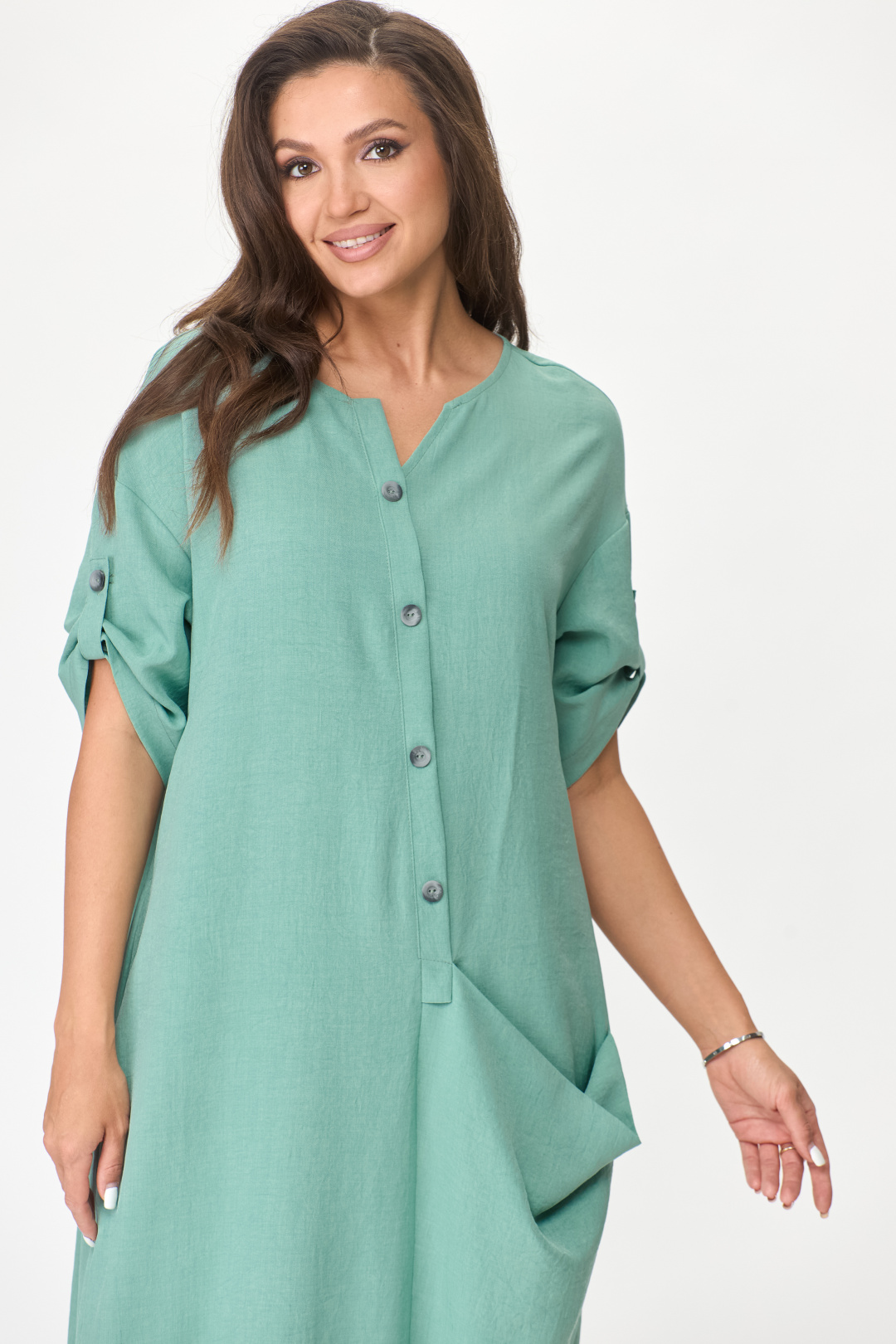 Платье Мишель Шик 2094/4 зеленая мята - фото 2