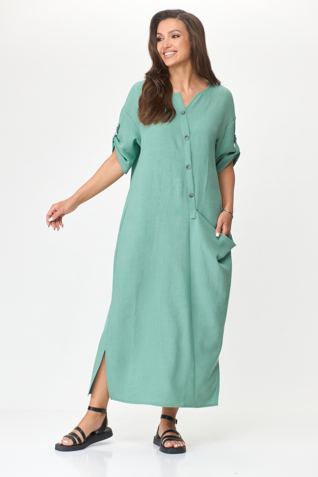 Платье Мишель Шик 2094/4 зеленая мята - фото 3