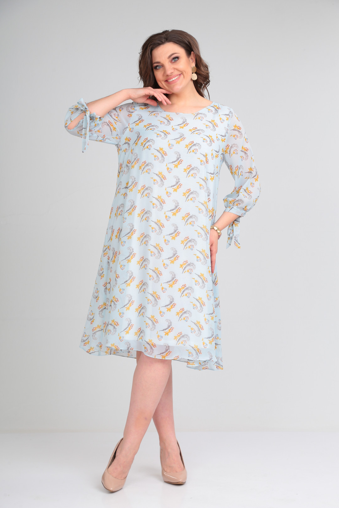 Платье Мишель Шик 2127 голубой - фото 4