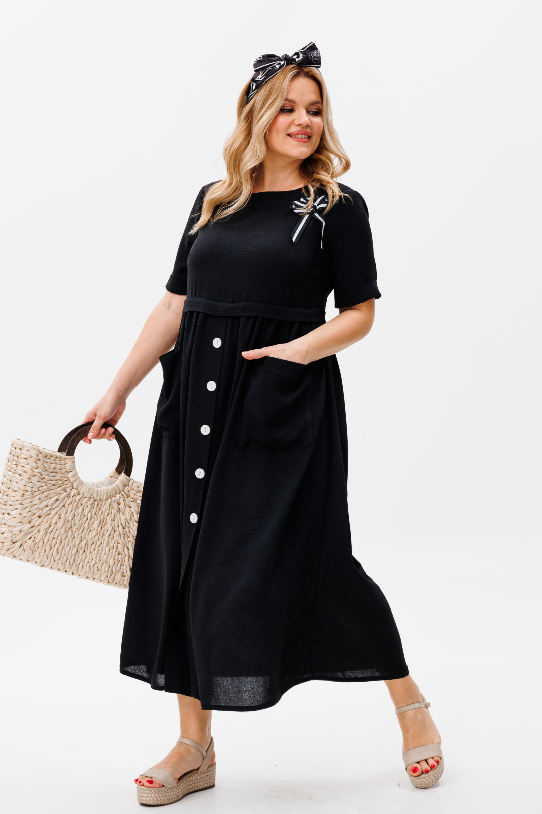 Платье Мишель Шик 2132/1 черный - фото 5