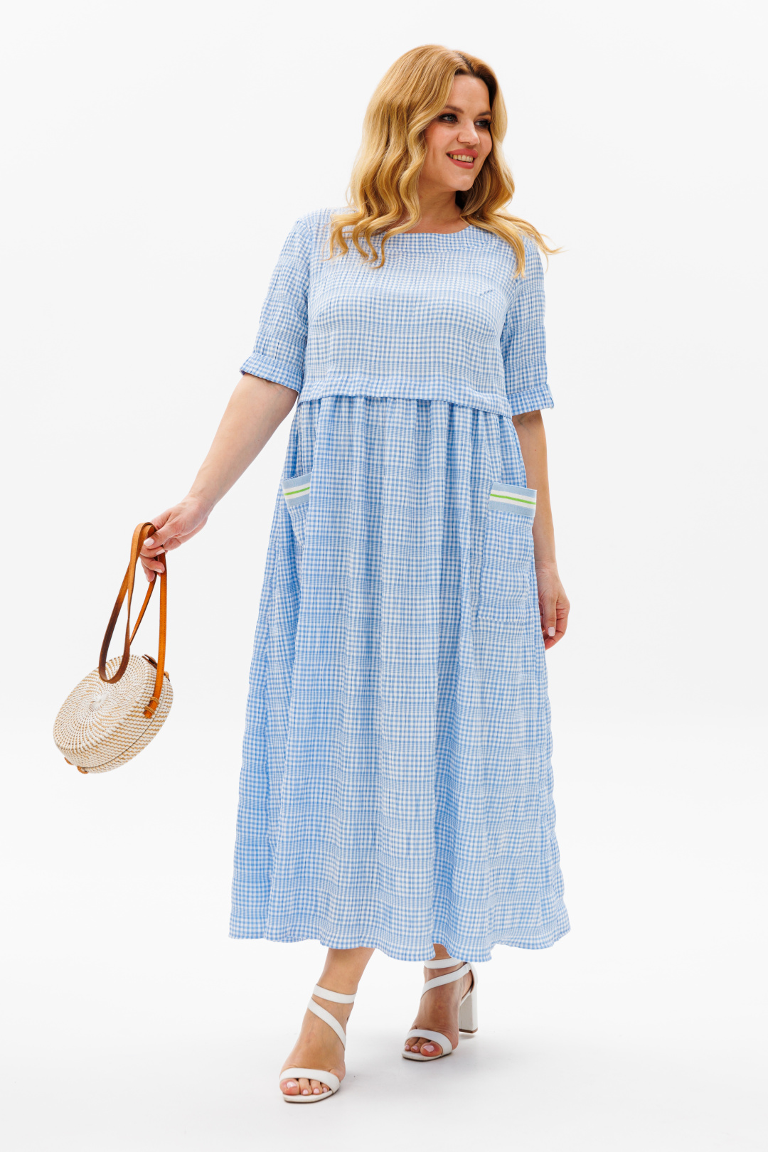 Платье Мишель Шик 2132/1 голубой - фото 2