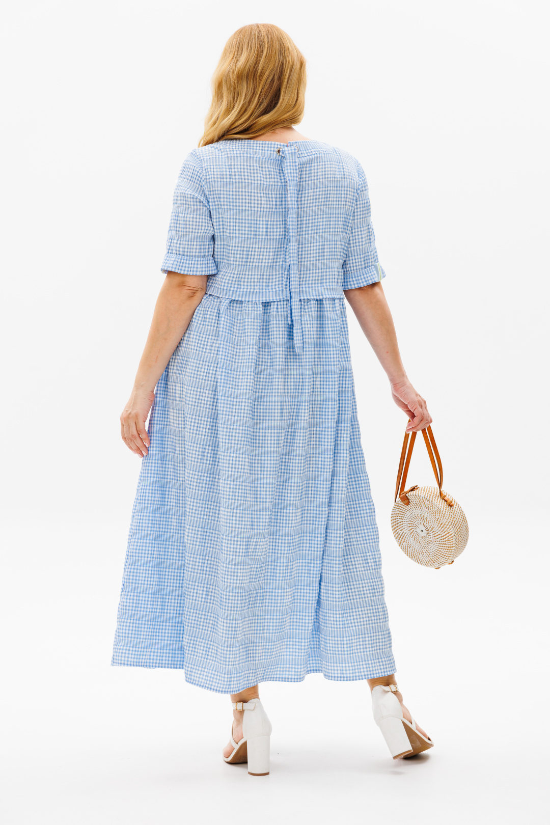 Платье Мишель Шик 2132/1 голубой - фото 4