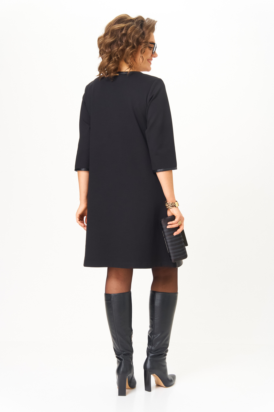 Платье Мишель Шик 2140-1 черный - фото 5