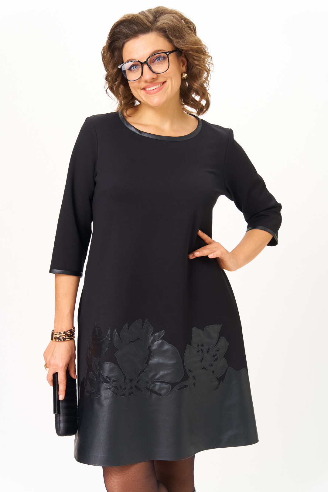 Платье Мишель Шик 2140-1 черный - фото 6