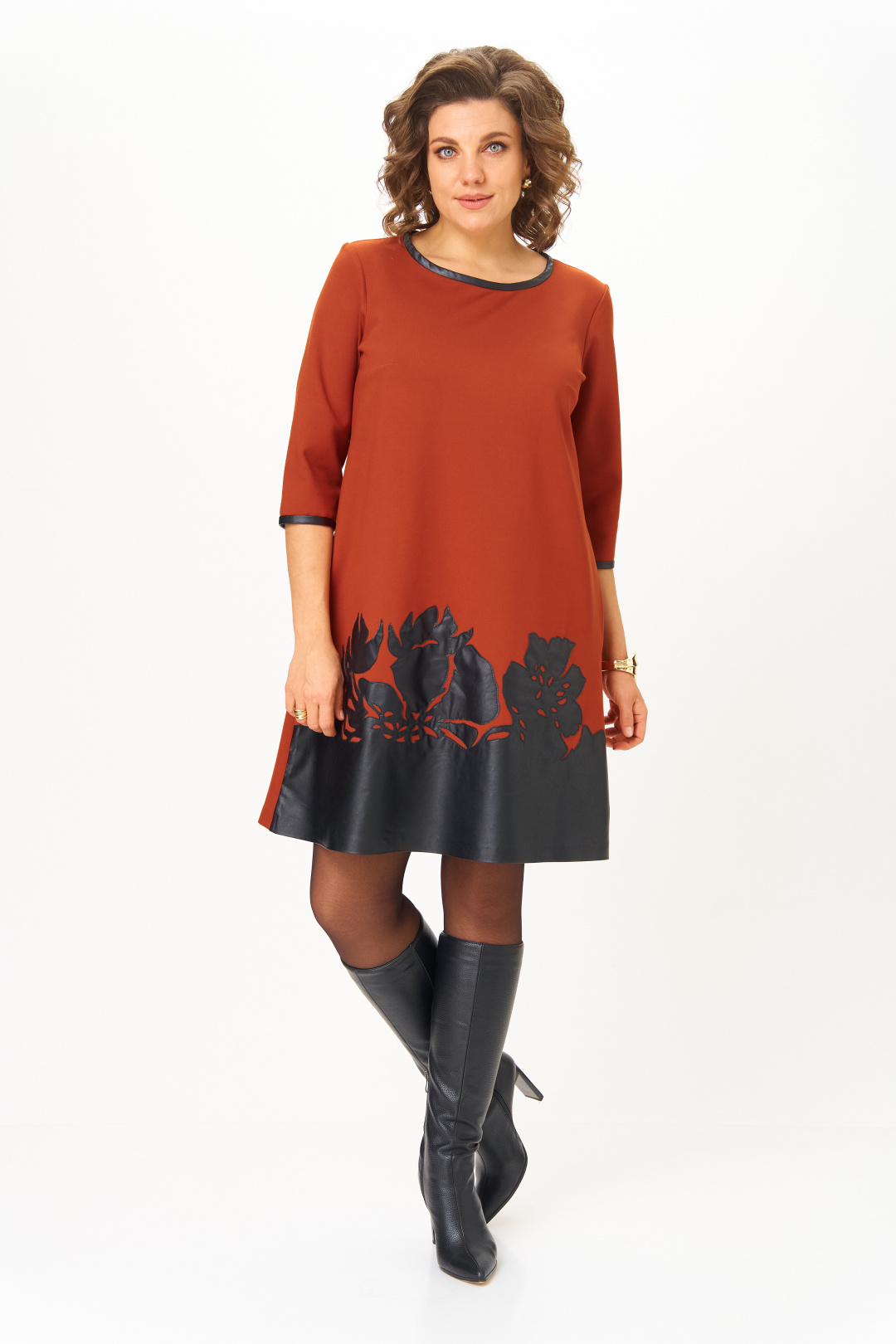 Платье Мишель Шик 2140-1 терракот - фото 1