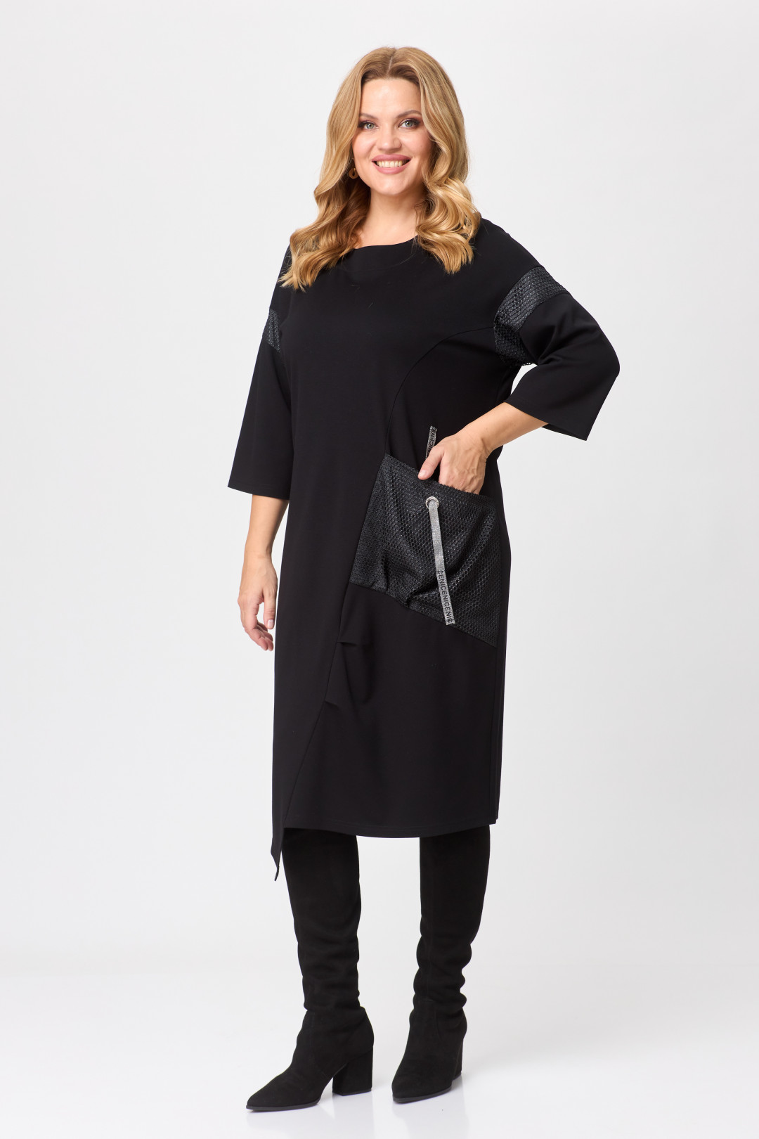 Платье Мишель Шик 2142 черный - фото 4