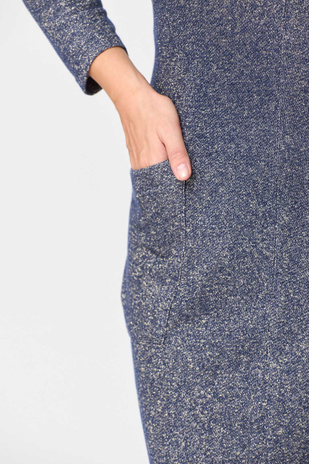 Платье Мишель Шик 2145 синий, серебро - фото 6