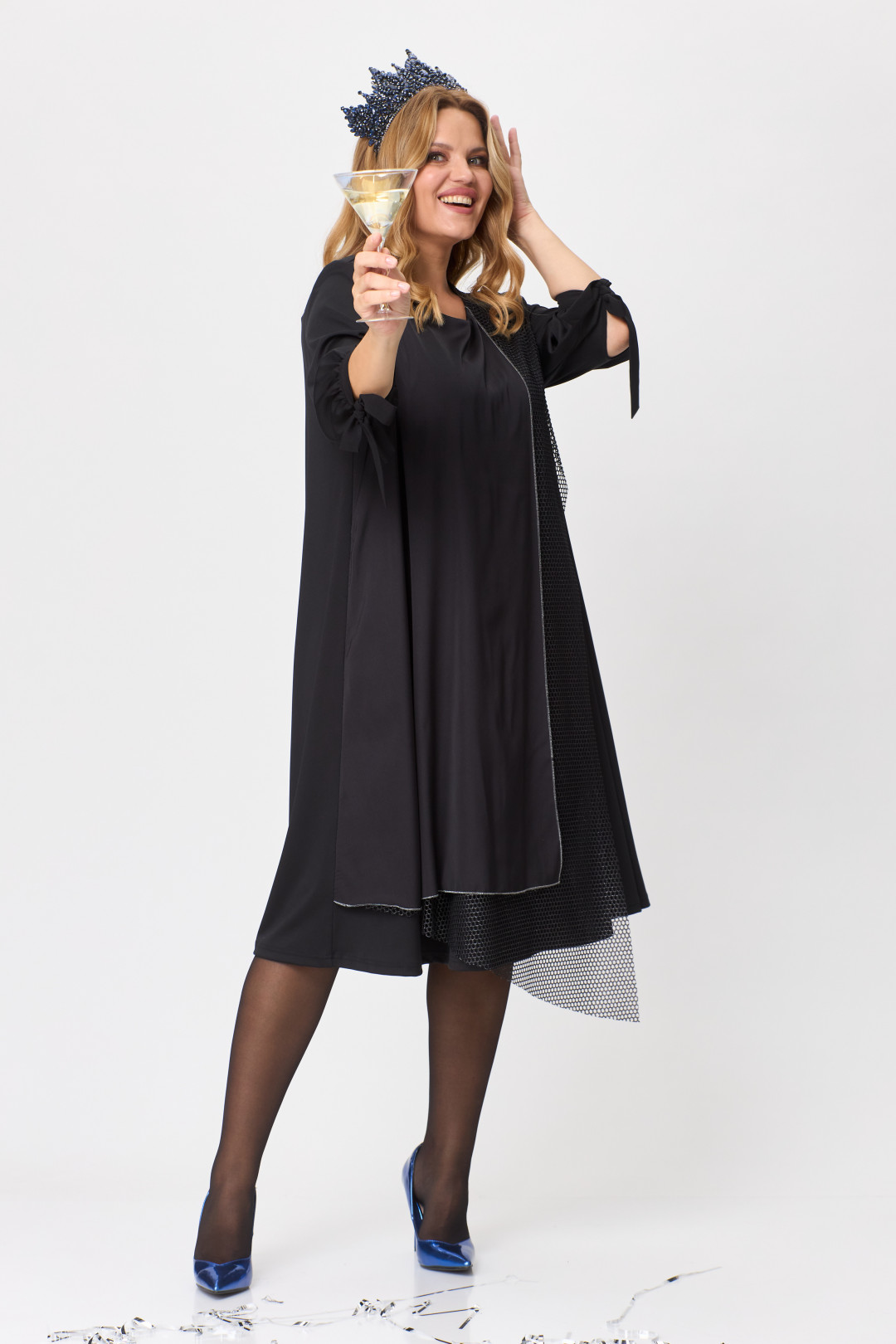 Платье Мишель Шик 2148 черный - фото 3