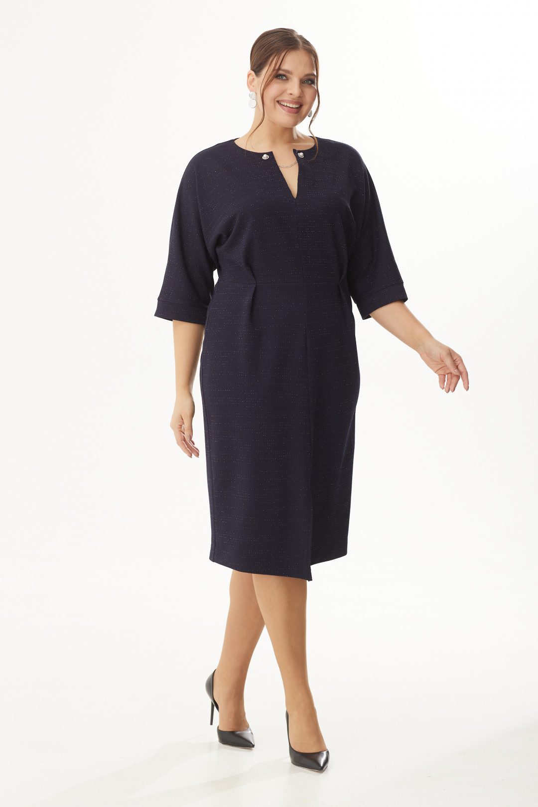 Платье Мишель Шик 2151 синий - фото 4