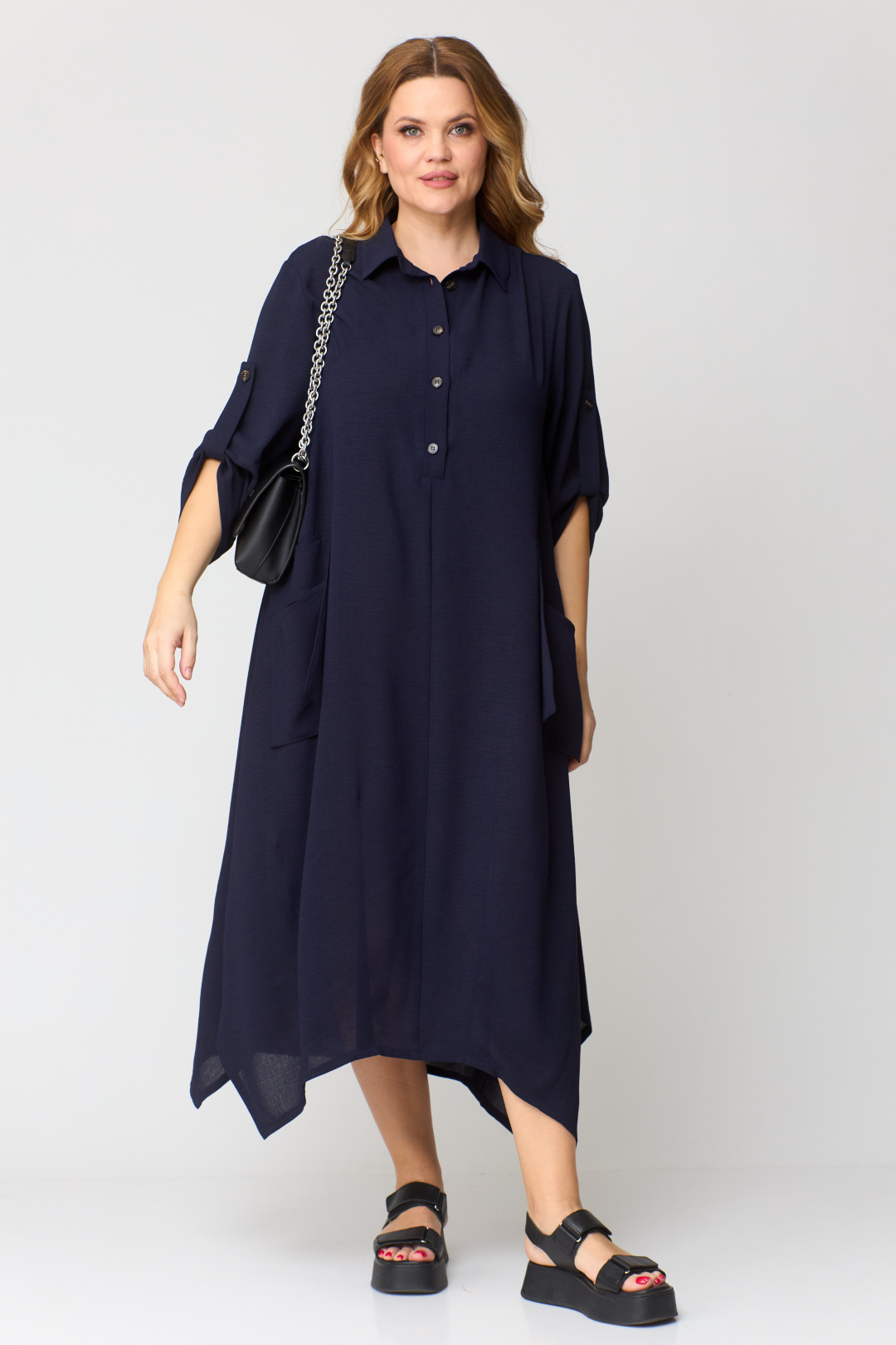 Платье Мишель Шик 2160 синий - фото 2