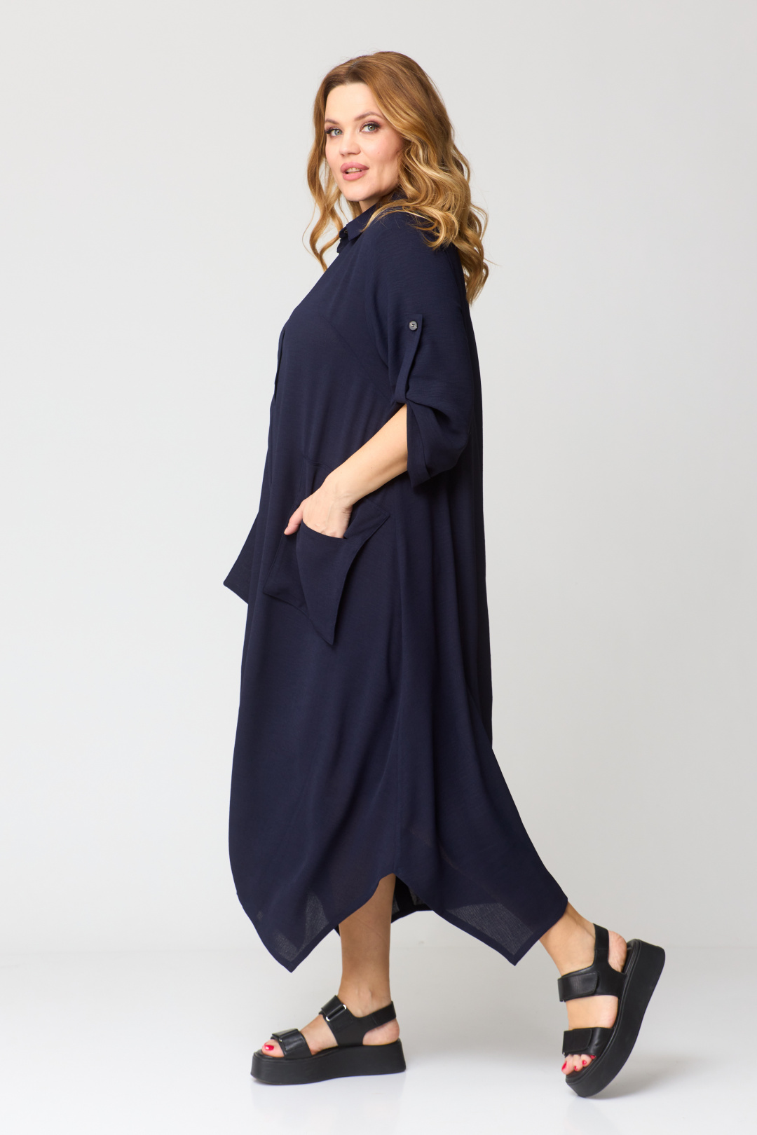 Платье Мишель Шик 2160 синий - фото 5