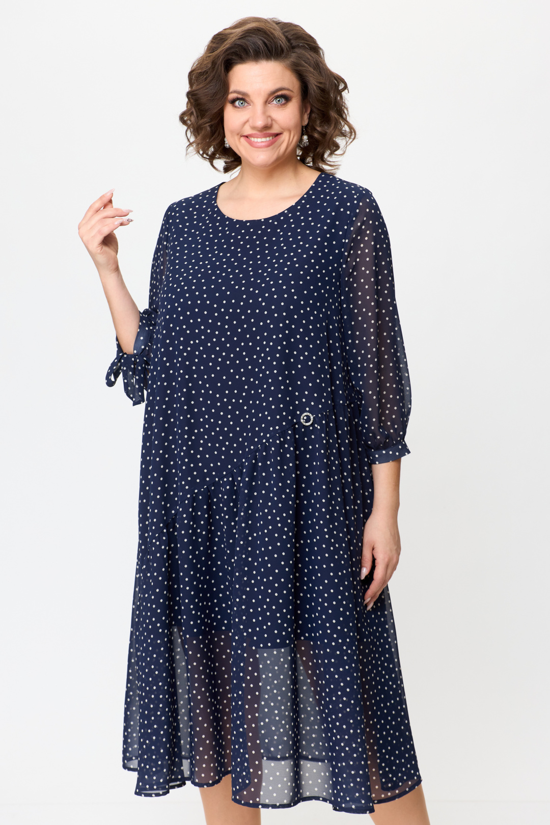 Платье Мишель Шик 2164 синий - фото 3