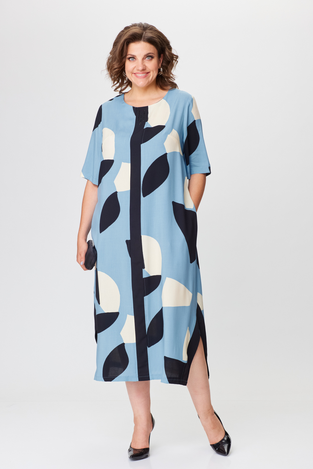 Платье Мишель Шик 2168 голубой - фото 3