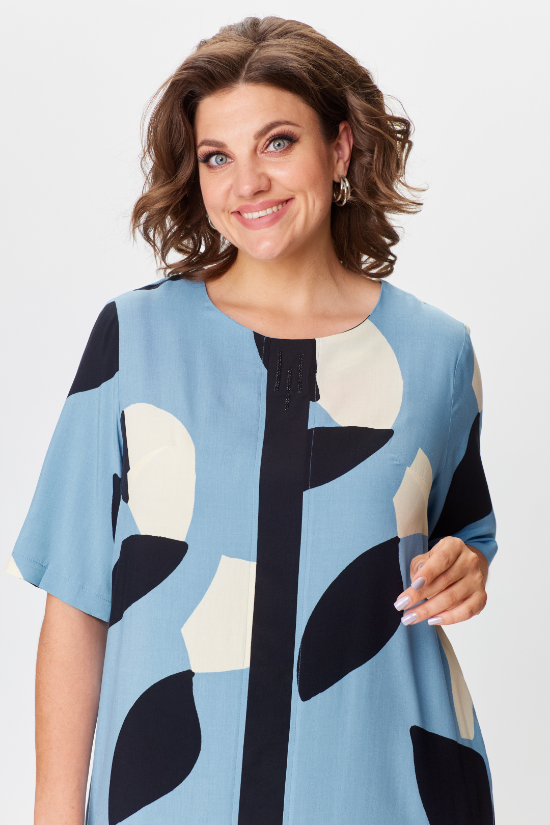 Платье Мишель Шик 2168 голубой - фото 4