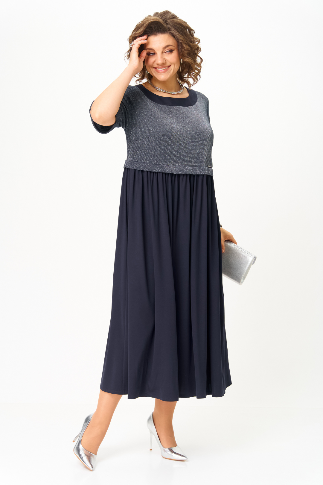 Платье Мишель Шик 2173/1 синий - фото 2