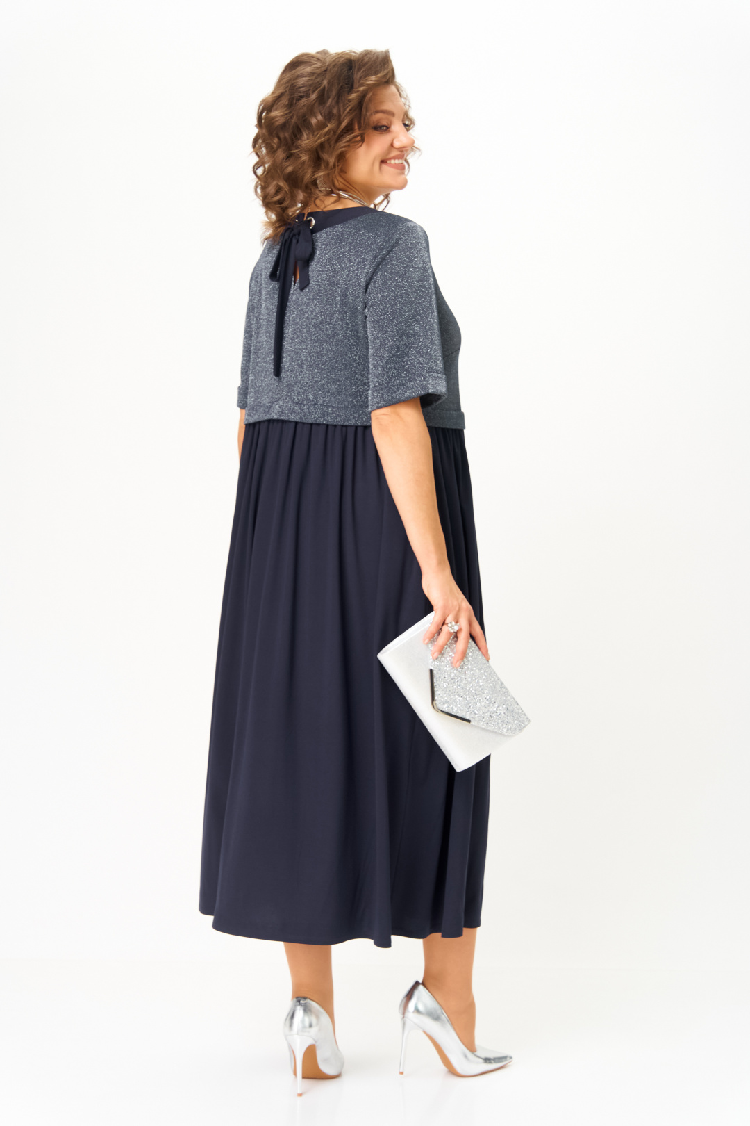 Платье Мишель Шик 2173/1 синий - фото 6