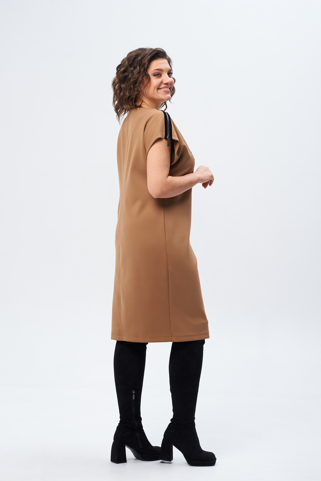 Платье Мишель Шик 2174 бежевый - фото 3