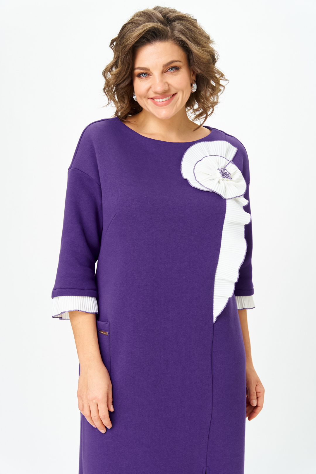 Платье Мишель Шик 2183 сиреневый туман - фото 2