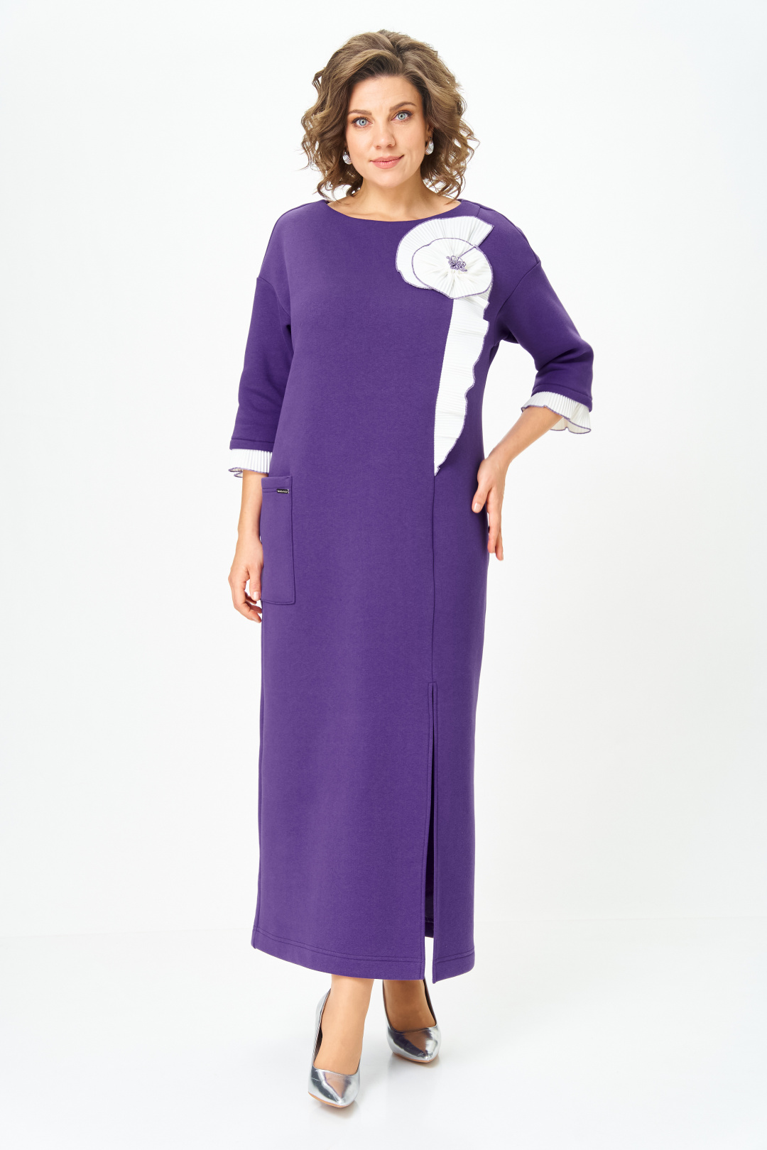 Платье Мишель Шик 2183 сиреневый туман - фото 3