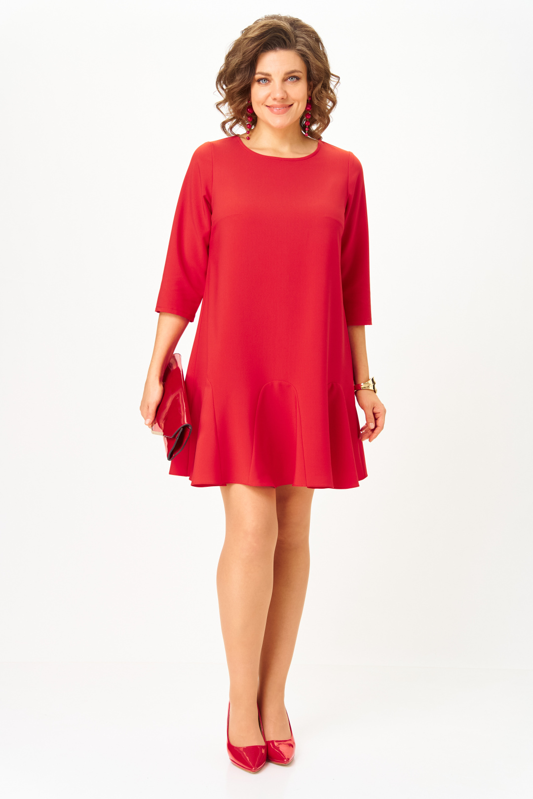 Платье Мишель Шик 2184 красный - фото 1