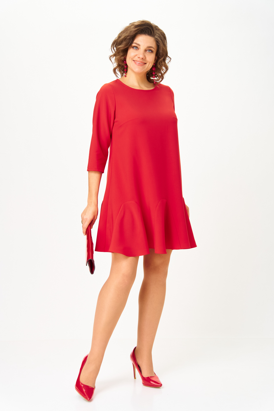 Платье Мишель Шик 2184 красный - фото 2