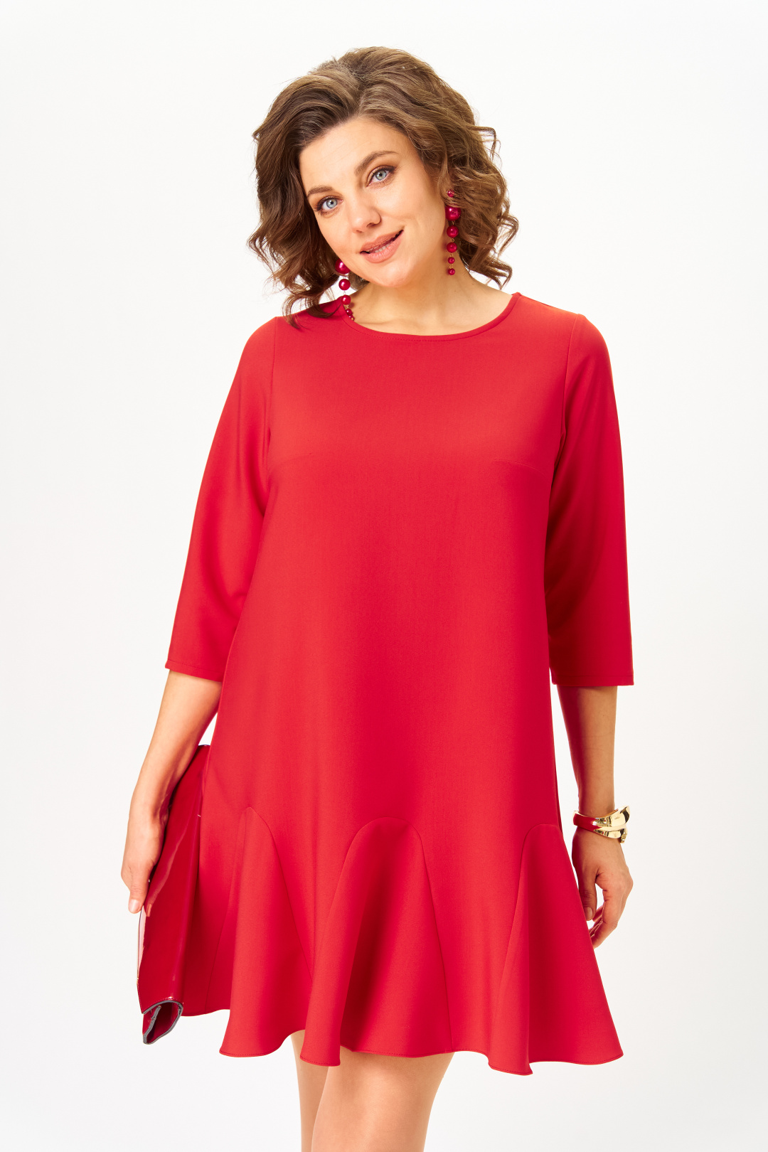 Платье Мишель Шик 2184 красный - фото 6