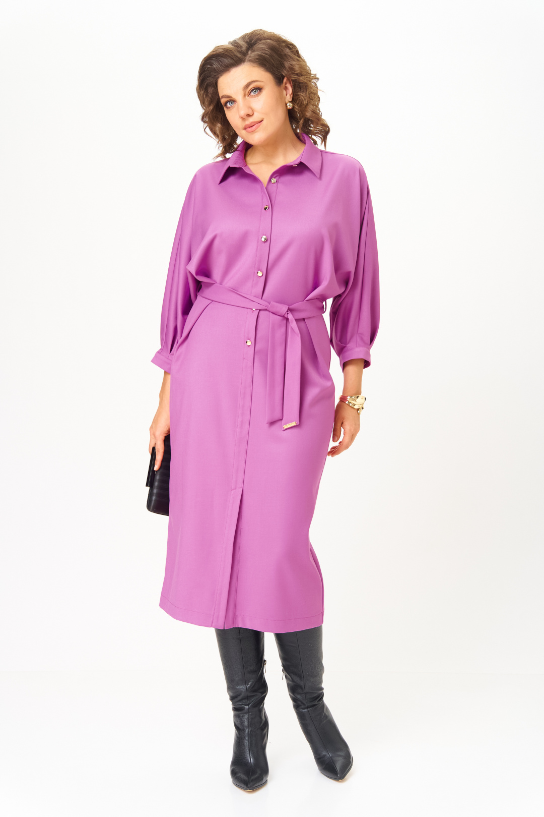 Платье Мишель Шик 2189 нежная сирень - фото 2