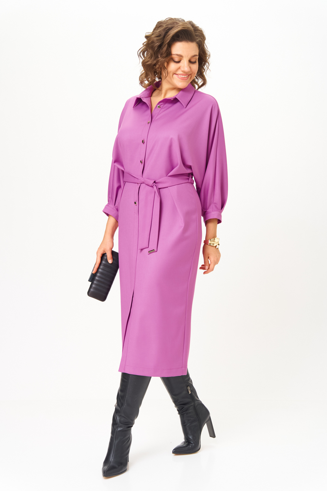 Платье Мишель Шик 2189 нежная сирень - фото 4